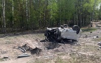 💥👍 В Нижегородской области взорвали автомобиль Audi Q7, в котором находился выродок Захарка Прилепин